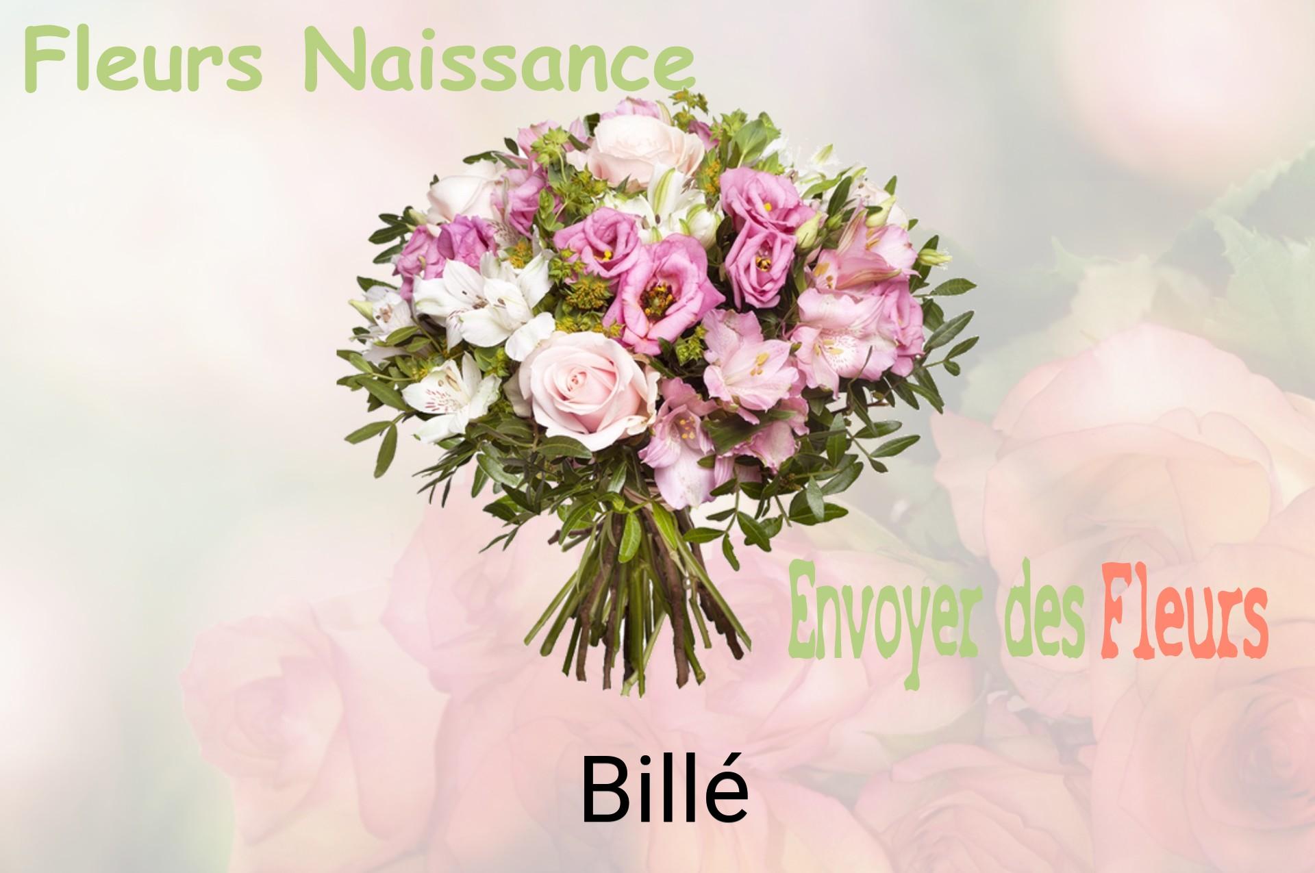 Bouquet de fleurs de naissance livré à Billé